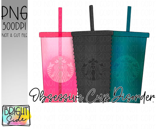 Obsessive Cup Disorder - leopard, pink & cow print