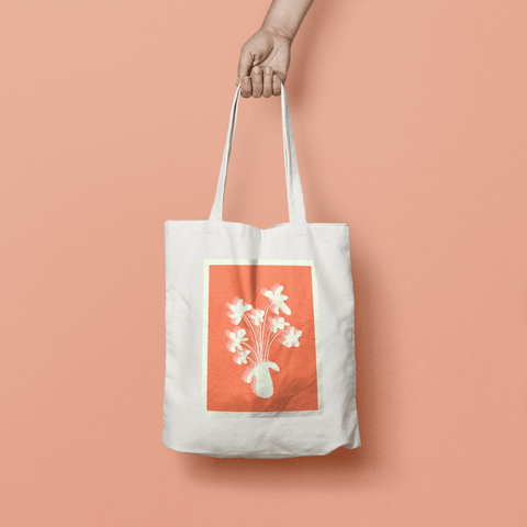 SLO California Poppy Canvas Tote Bag from HumanKind Fair Trade