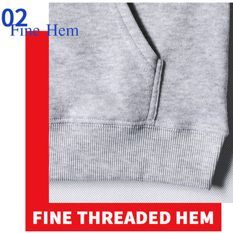 hem of the hoodie