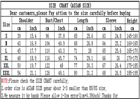 this size chart suport:S,M,L,XL,XXL,XXXL - AoT