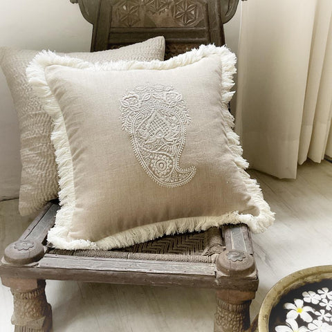 satya embroidered cushion cover by studio covers