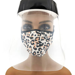 Leopard Face Mask with Shield