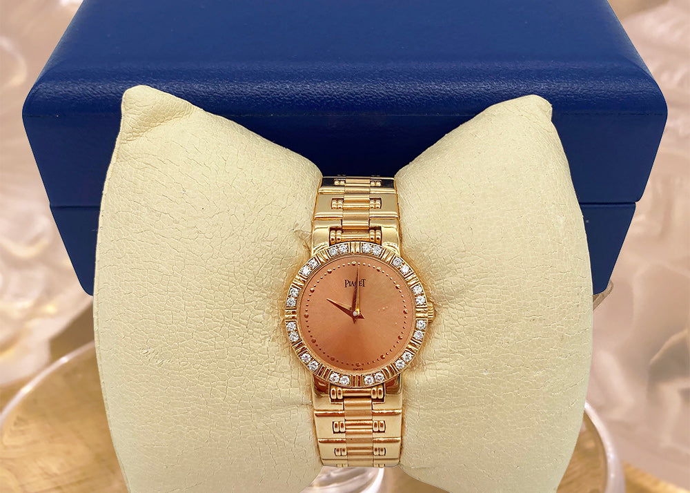 Piaget 18K Rose Gold & Diamond Wristwatch