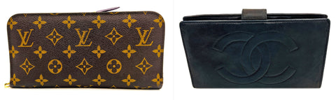 Louis Vuitton and Chanel Wallets