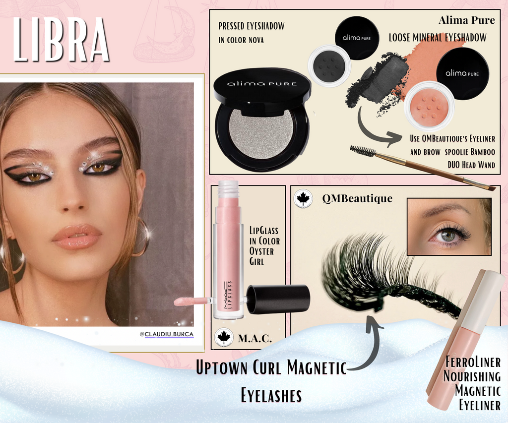 Eyelash Look for Libra Inspired Makeup Look