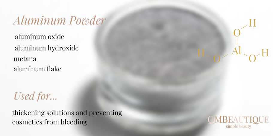 aluminum powder in beauty products