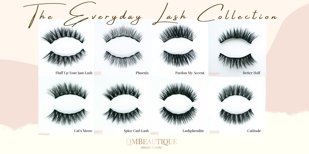 Everyday lash extension style eyelash collection qmbeautique beauty