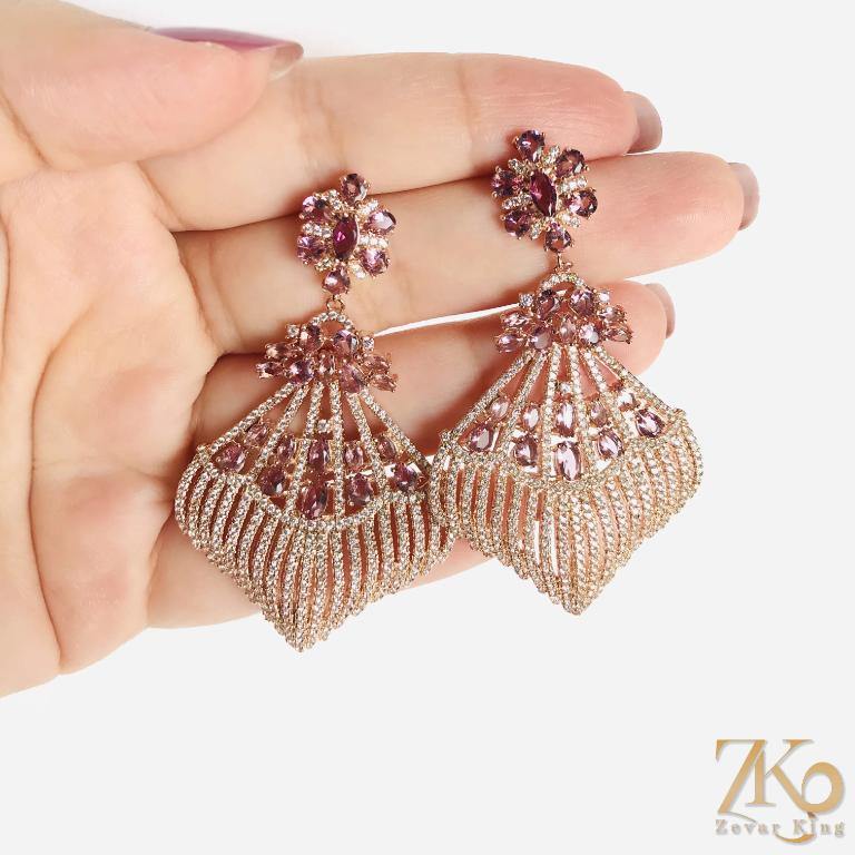 American diamond earrings 463543 – Vijay & Sons