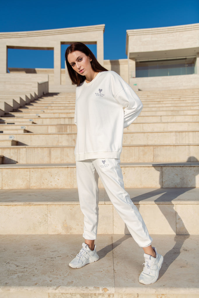 PLUSH HOODIE AND TROUSERS SET  Oyster White  ZARA India