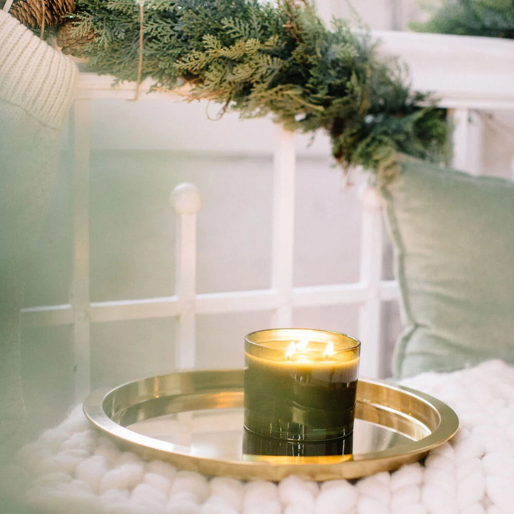 Frasier Fir Poured Candle, Green 3-Wick