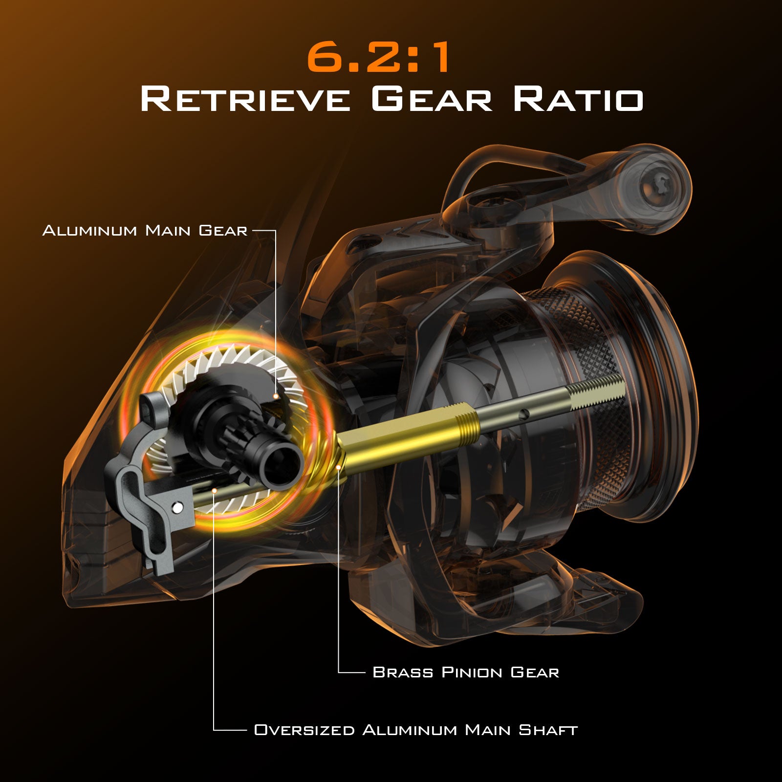 KastKing Kestrel 1000 SFS Carbon Body Spinning Reel