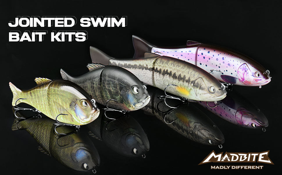 MadBite 5” / 8” Jointed Swimbaits