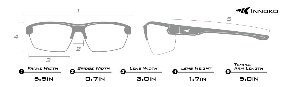 kastking innoko sunglasses size