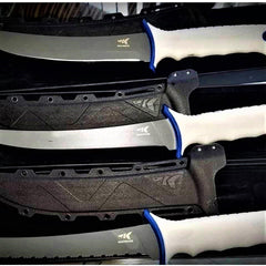 KastKing Spartacus Fillet Knife Set shows knife blades.