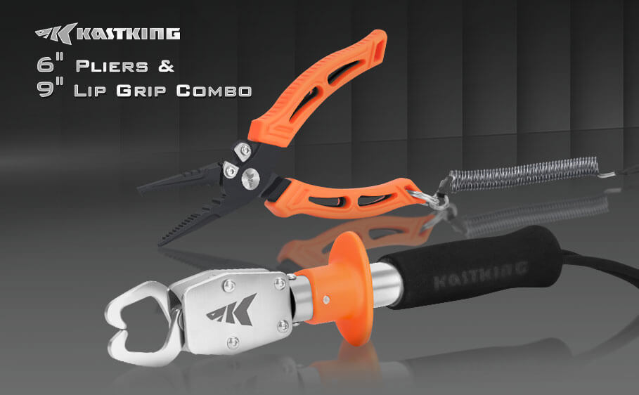 KastKing Fishing Pliers with Fish Lip Gripper