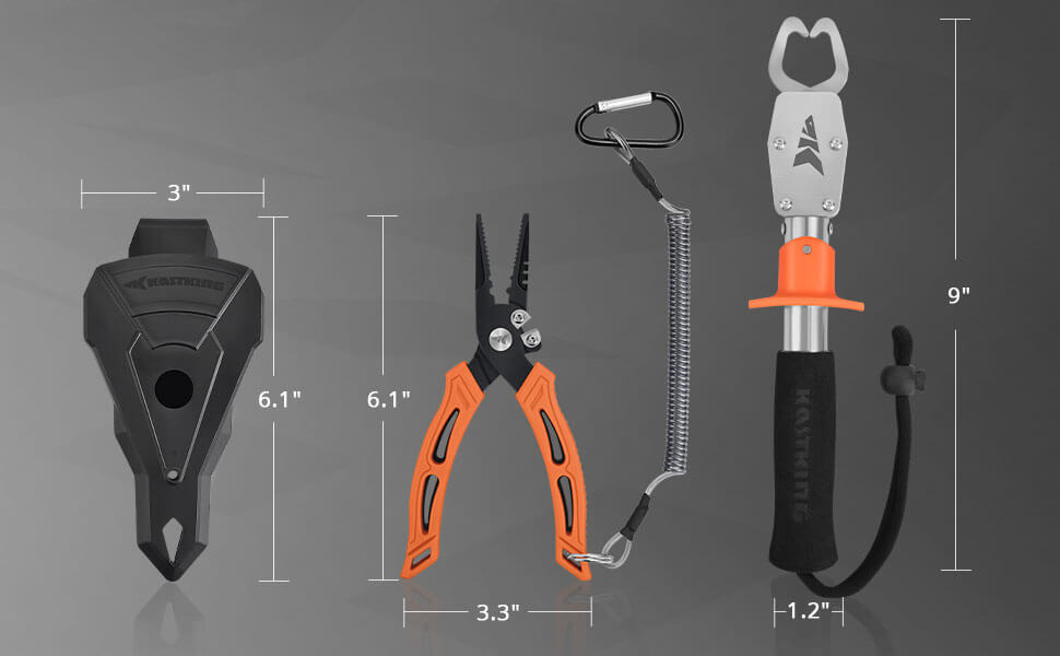 Fish Grip®, Jr. Black - Safely hold your fish by the lip like using pliers.