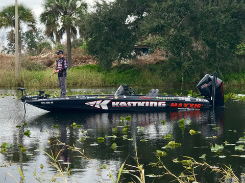 MLF Bass Pro Brent Chapman bass fishing with KastKing Speed Demon Pro fishing rods