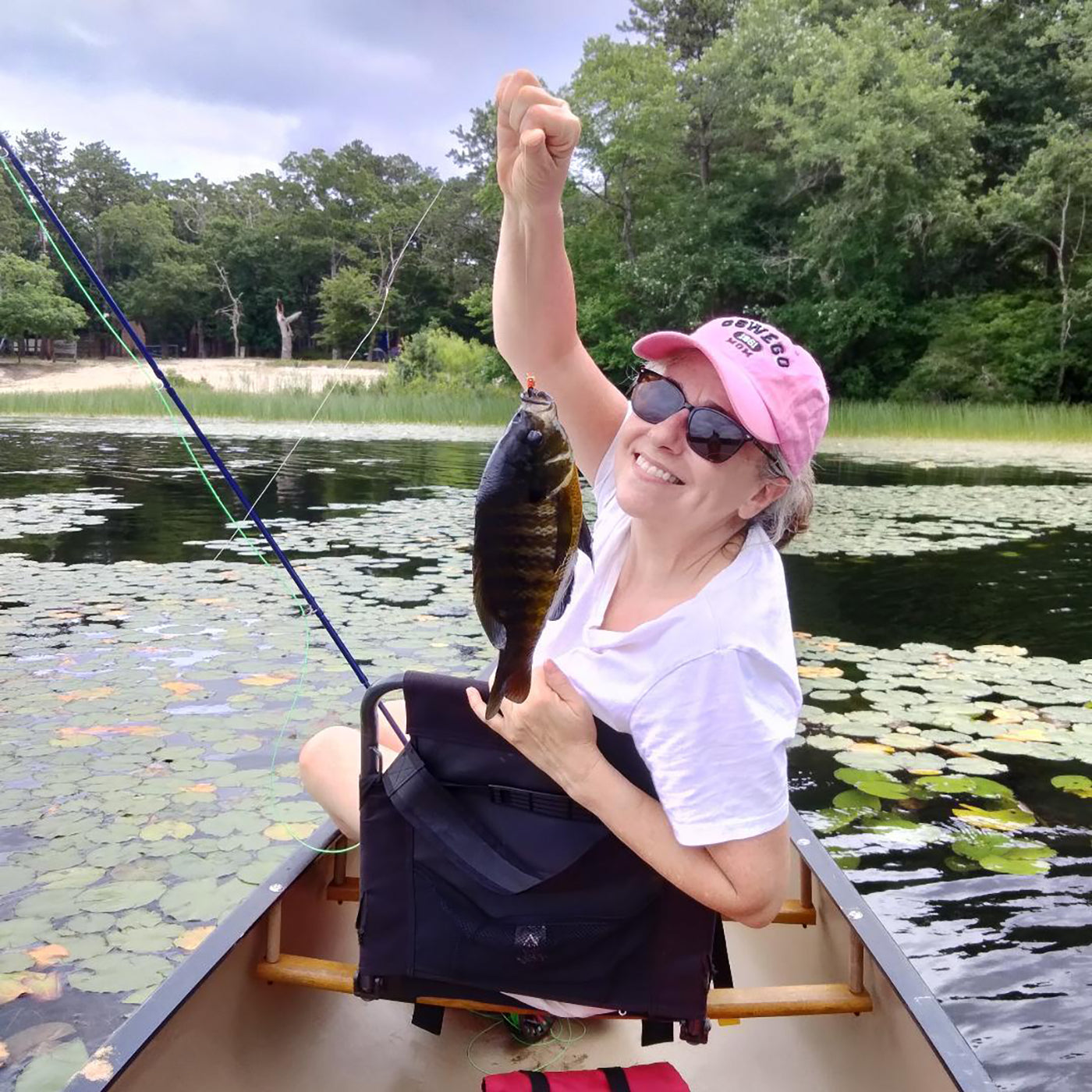 Catching bluegill will bring smiles to the faces of any age angler.