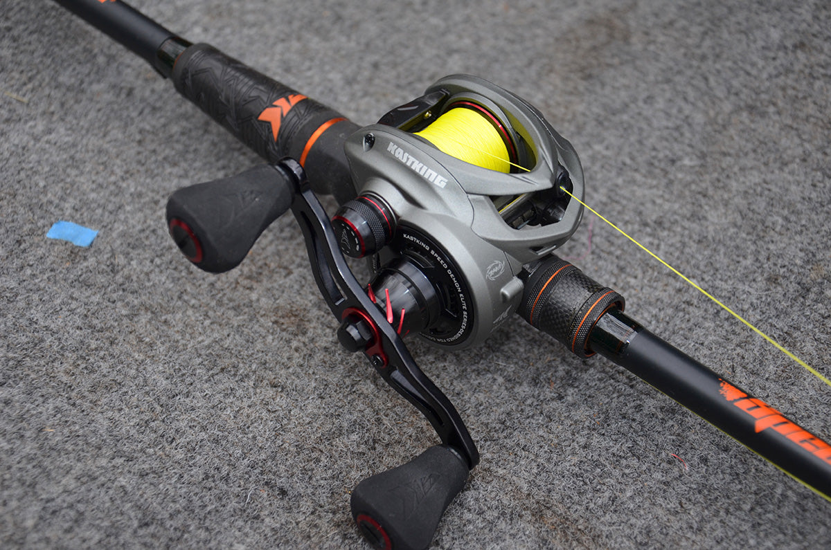 A baitcasting reel with no drag