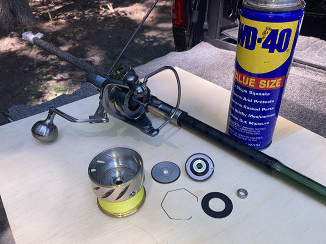 Clean your saltwater fishing reels