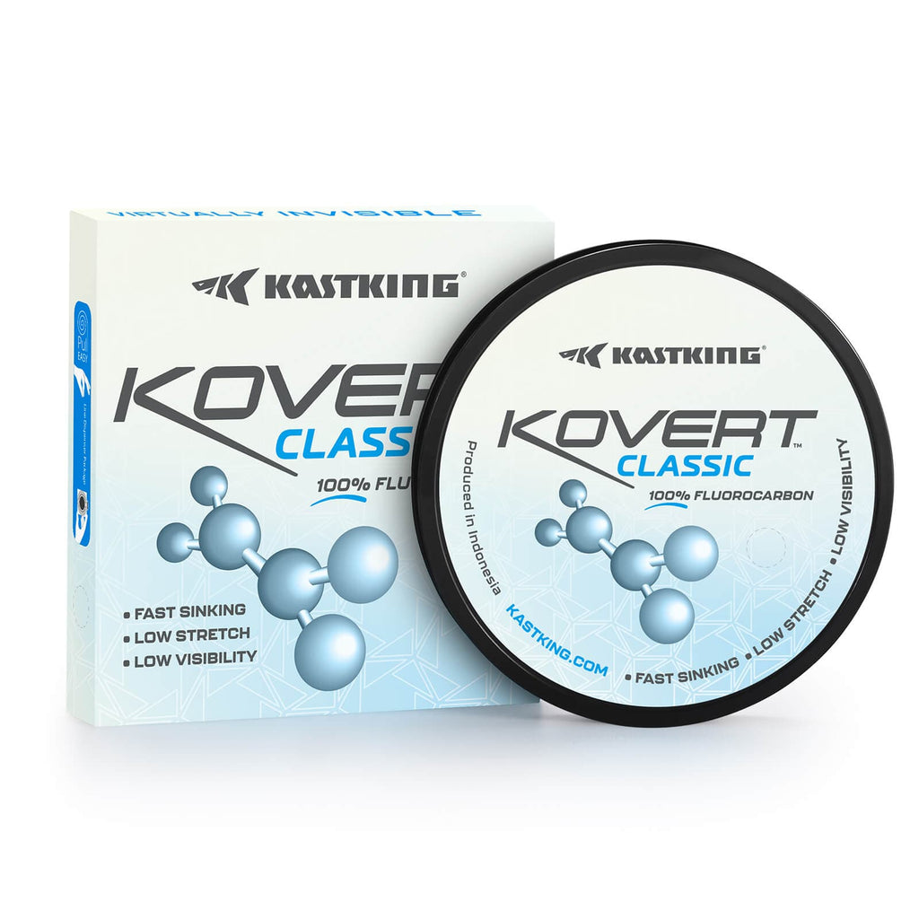 KastKing Kovert Classic 100&percnt; Fluorocarbon Fishing line