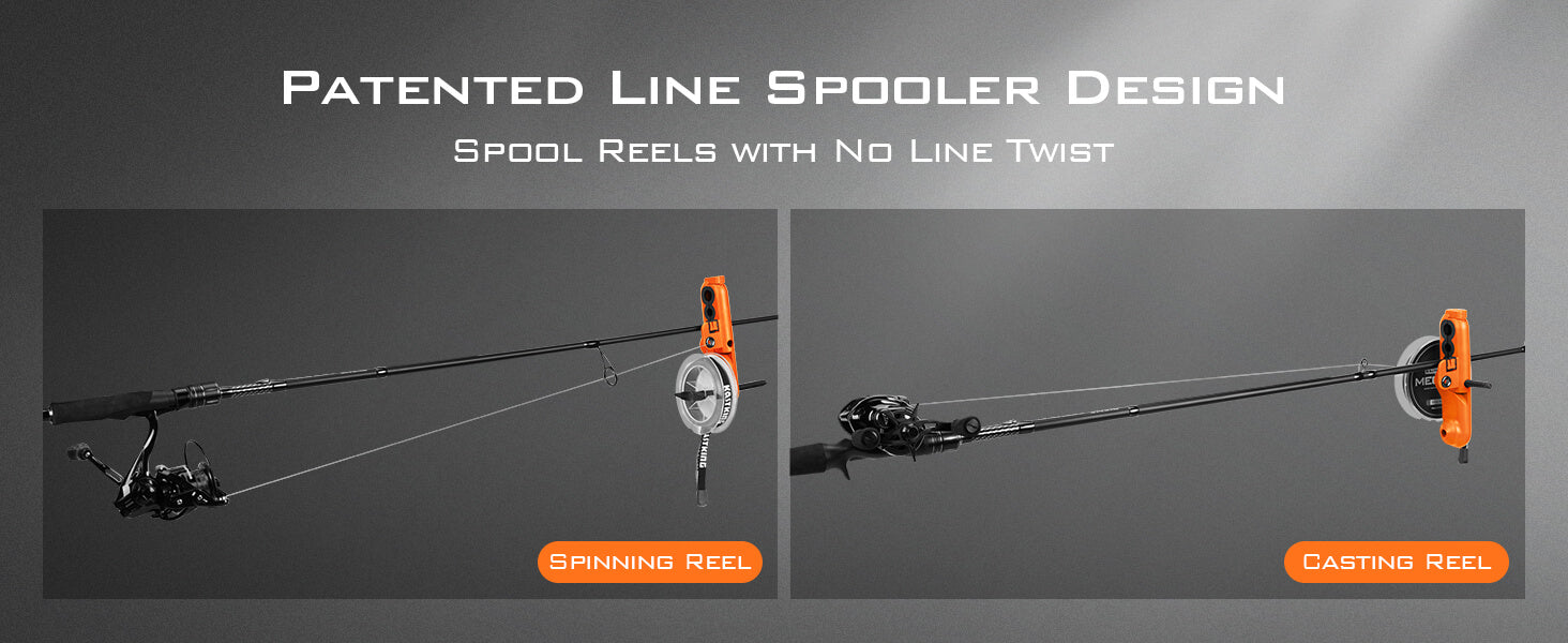 howto spool a spinning reel with the KastKing Radius Line Spooler. 📹