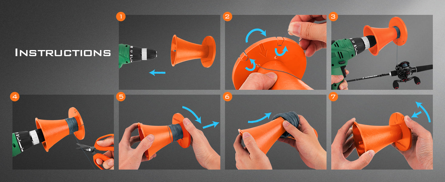 KastKing Radius Line Spooler and Scissors