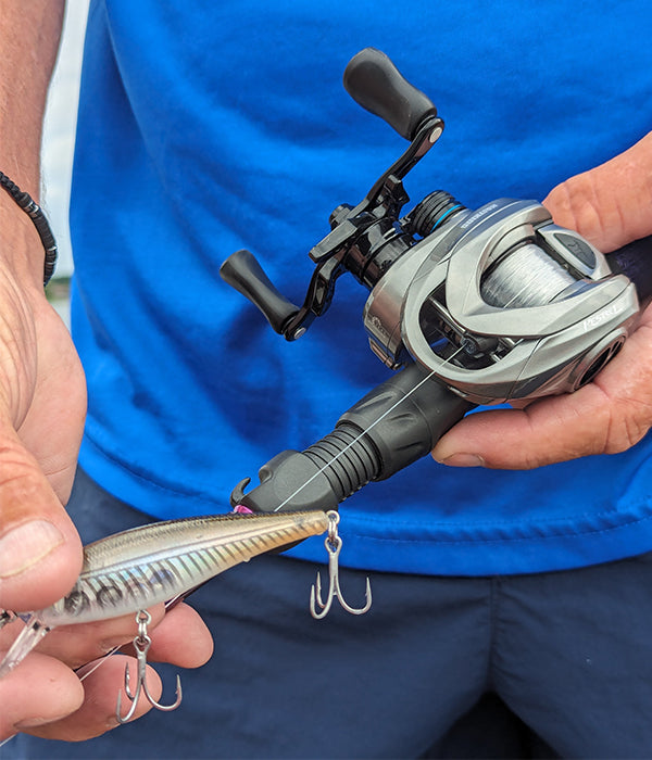 The Kestrel is made for throwing small lures, and perfect for finesse bass fishing