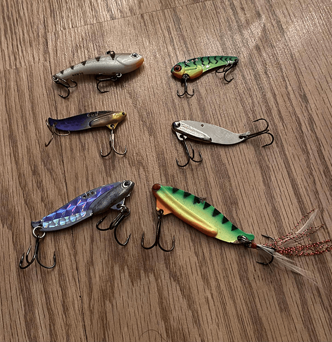 blade fishing baits