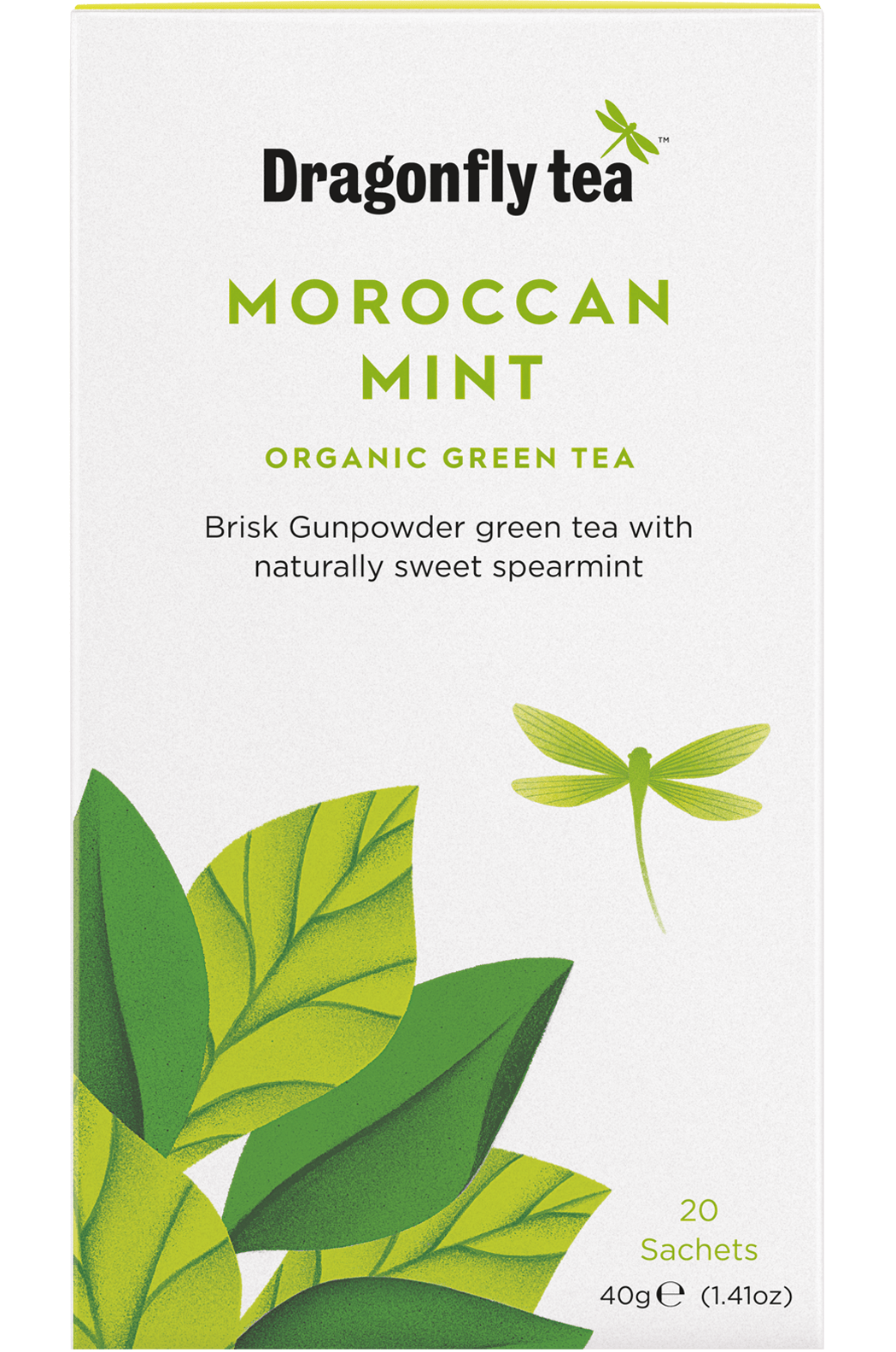 Organic Moroccan Mint Green Tea - Dragonfly Tea