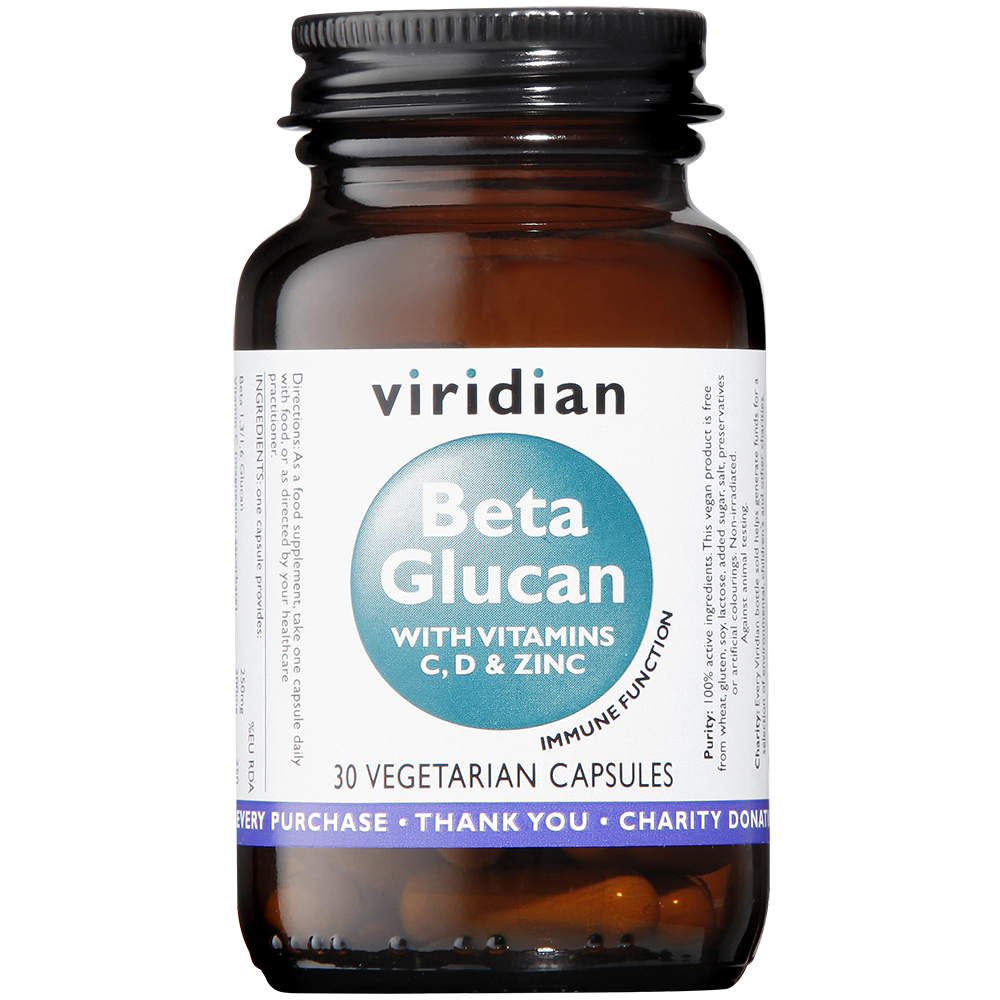 Image of Viridian Beta Glucan, 30 VCapsules