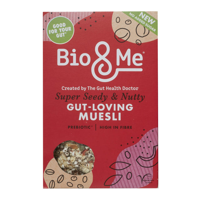 Bio&amp;Me Super Seedy and Nutty Gut Loving Muesli, 450gr | Revital