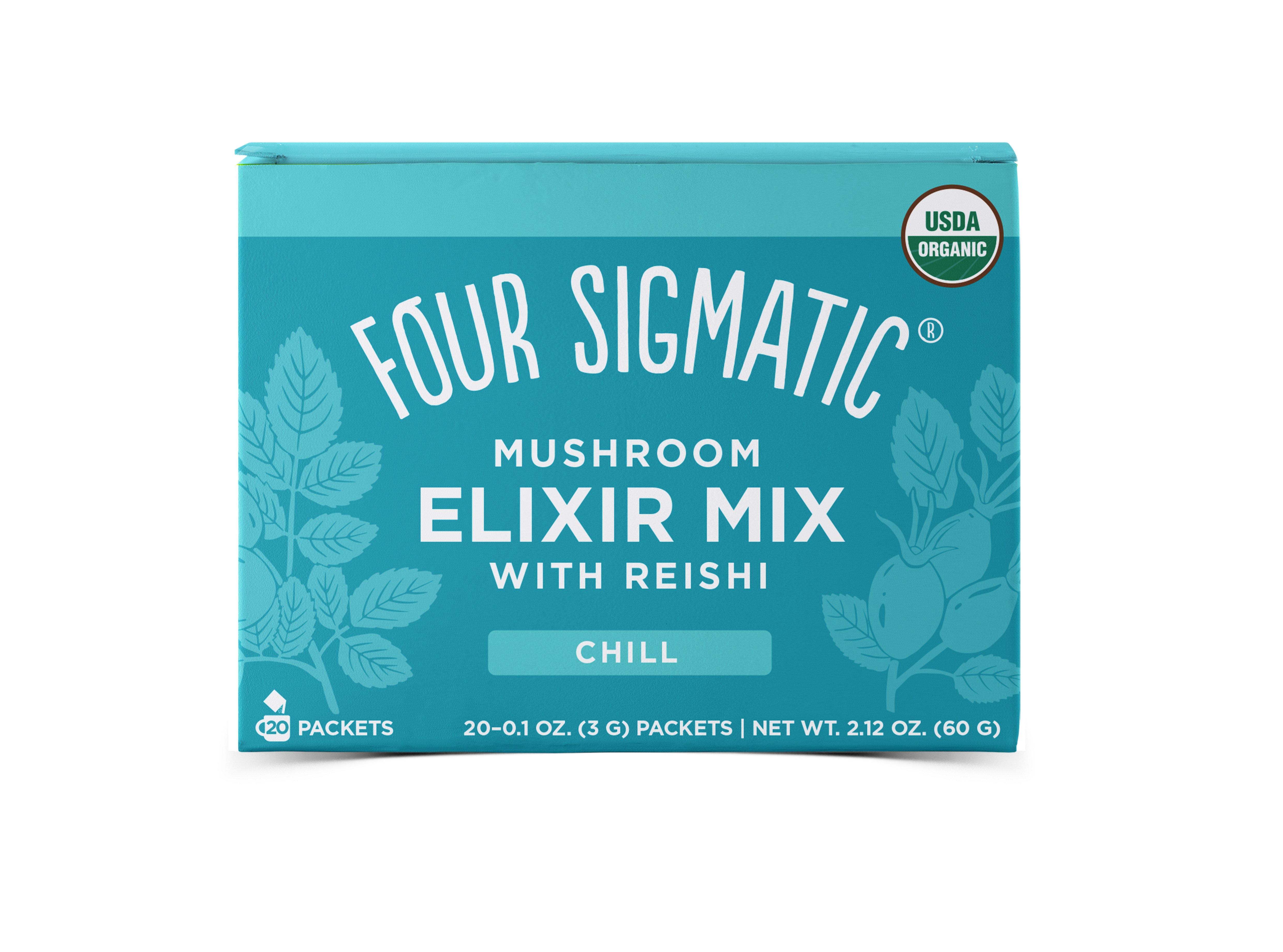 Four Sigmatic Mushroom Elixir Mix With Reishi - Chill, 20 Sachets