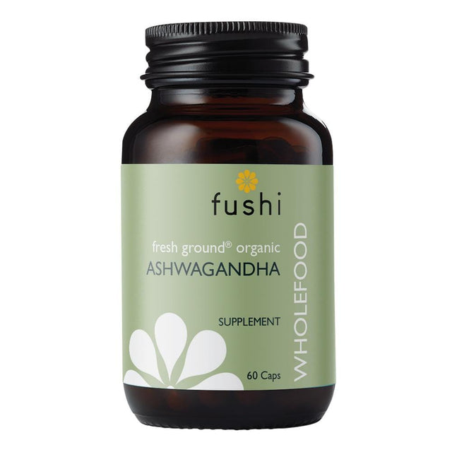 Fushi Ashwagandha Root Organic 340mg, 60 Capsules 