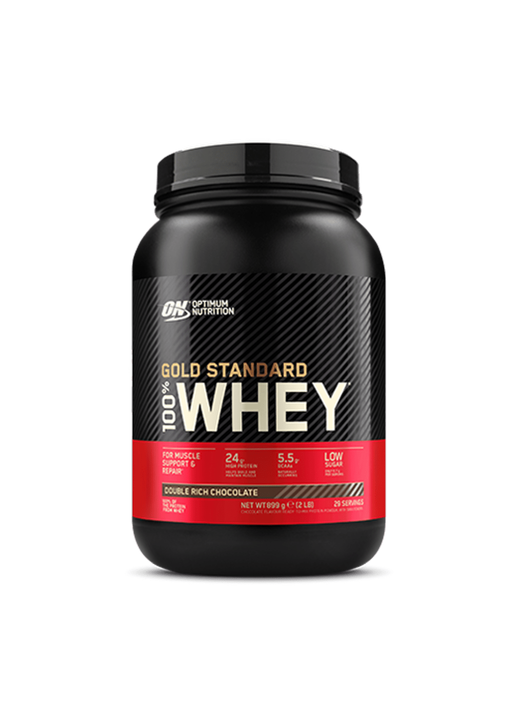 Optimum Nutrition Gold Standard 100% Whey Double Rich Chocolate, 899gr