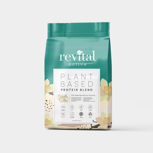 Revital Active Plant Based Protein Blend- Vanilla & Chai, 1kg