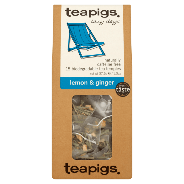 Teapigs Lemon & Ginger Tea, 15 Bags 