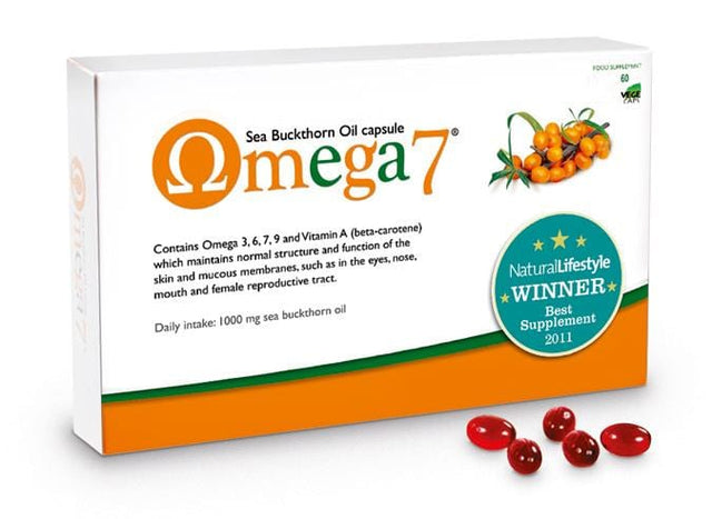Pharma Nord Omega 7® Sea buckthorn oil (Omega-3, 6, 7 & 9), 60 Capsules