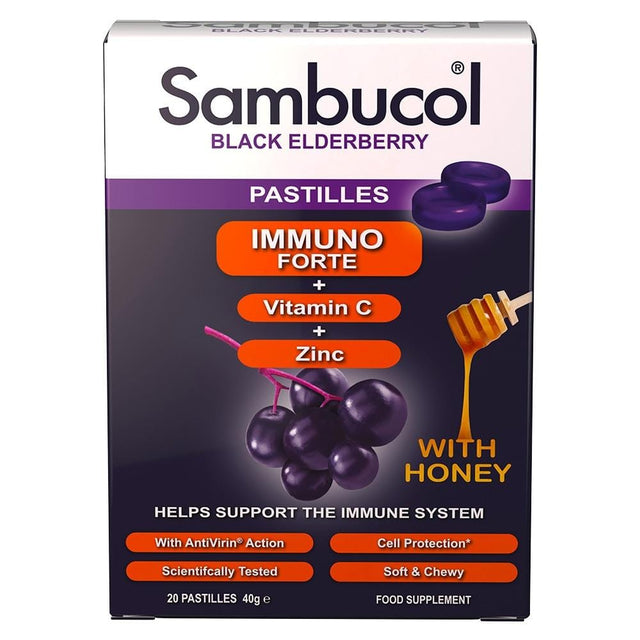 Sambucol Immuno Forte, 20 Pastilles 