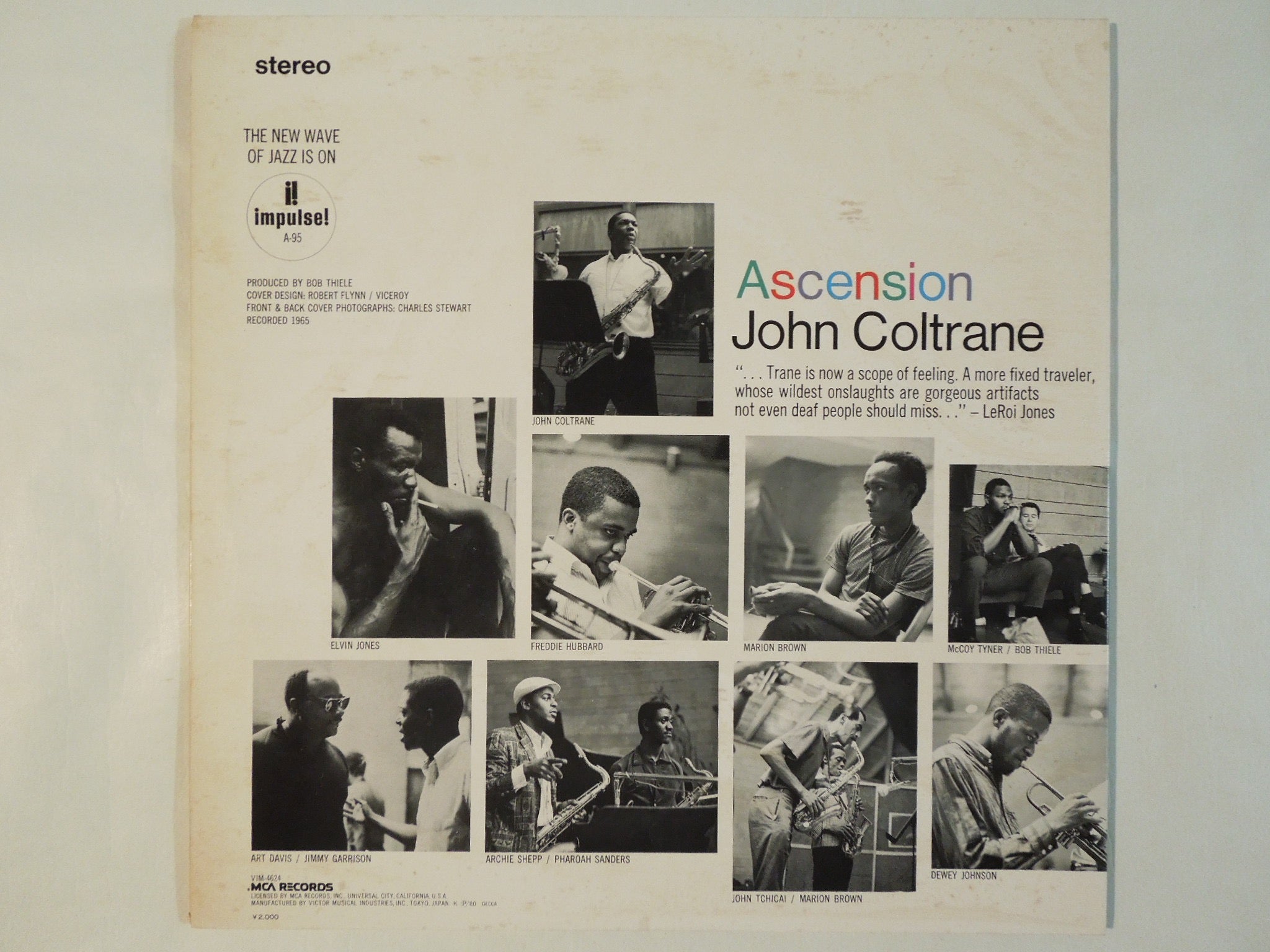 søskende hund Refinement John Coltrane - Ascension (Edition II) (Gatefold LP-Vinyl Record/Used) –  Solidity Records