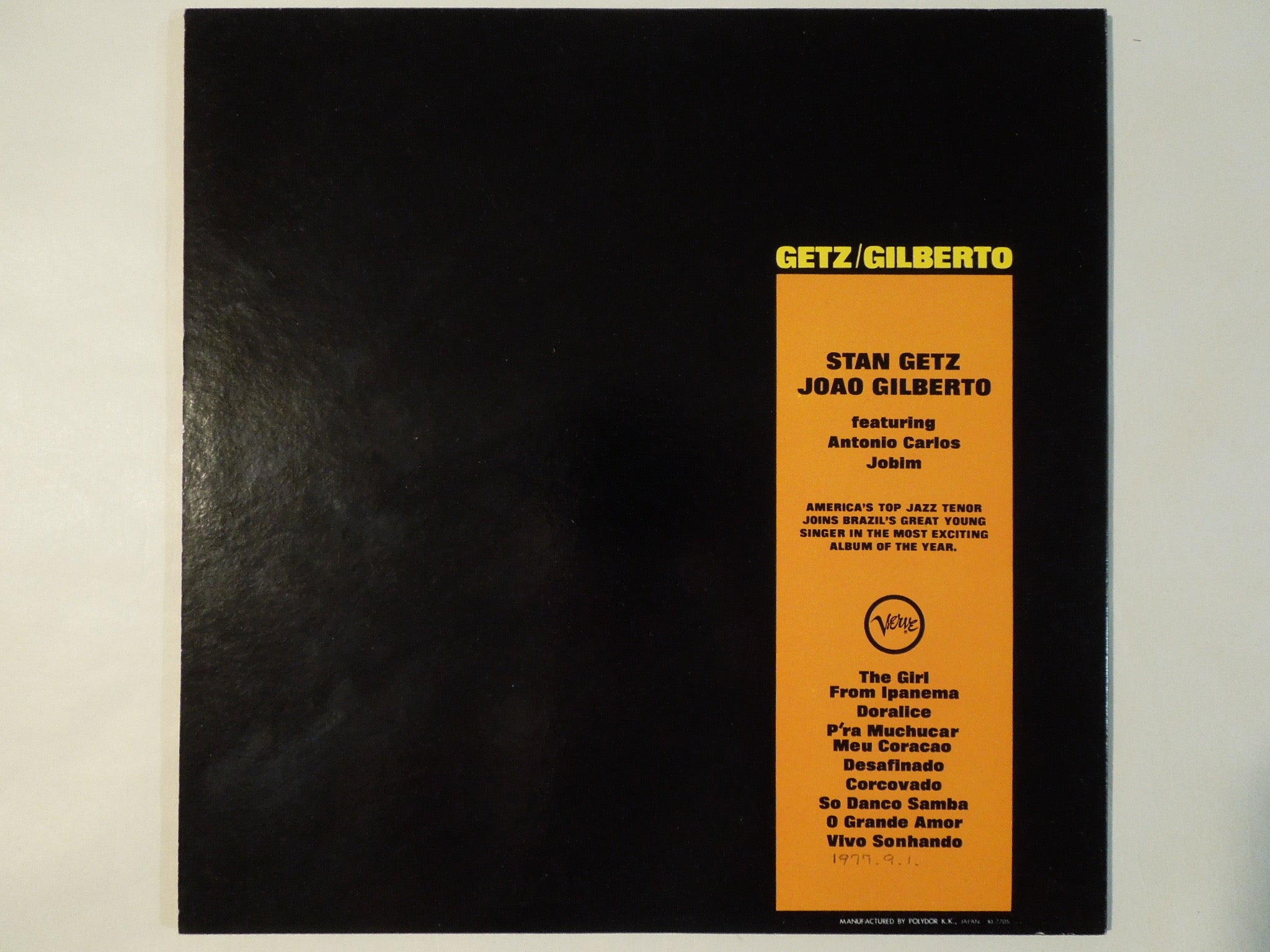 Getz, João Gilberto - Getz / Gilberto (Gatefold LP-Vinyl Record/U – Solidity Records