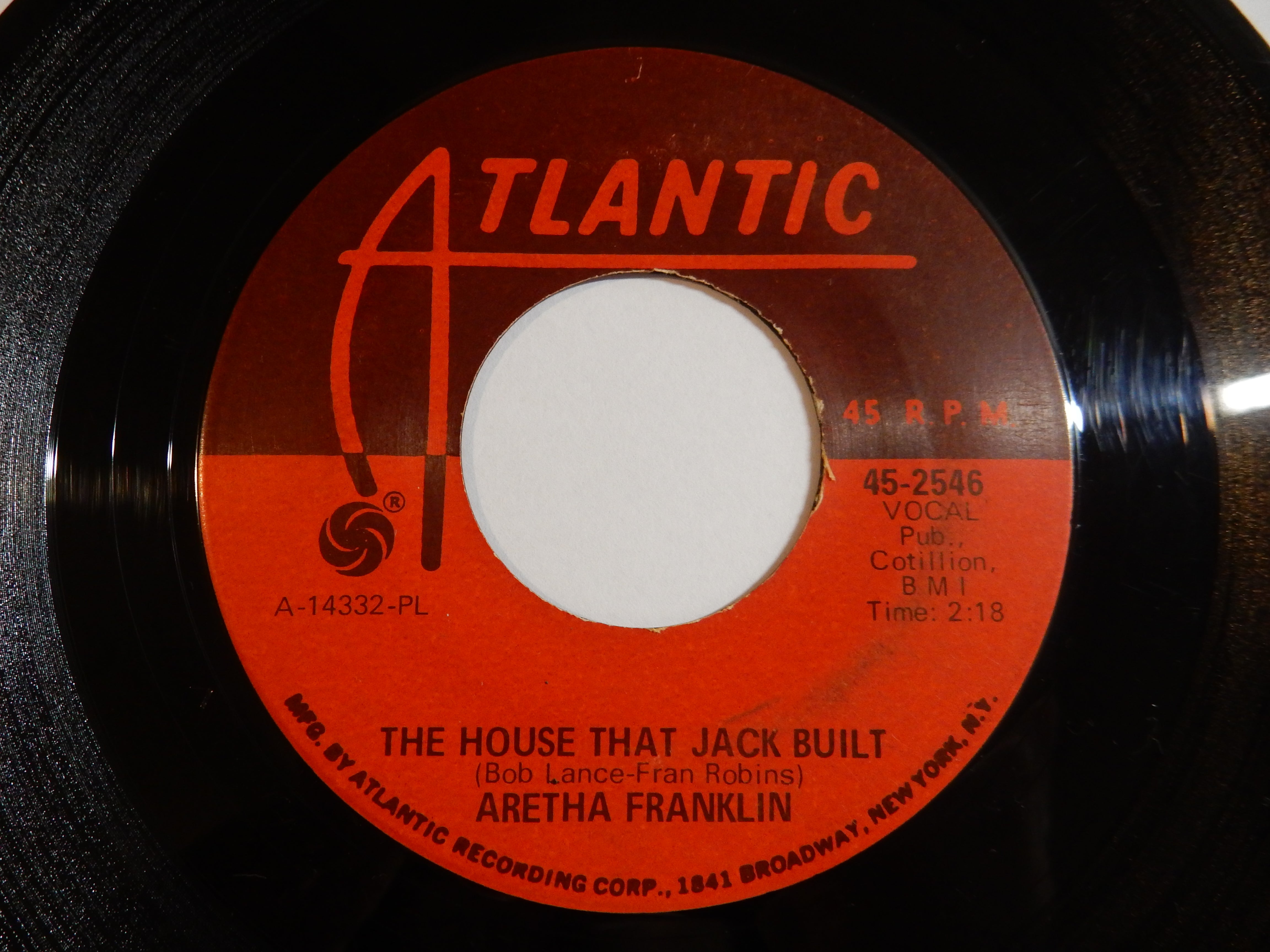 Aretha Franklin - The House That Jack Built / I Say A Little