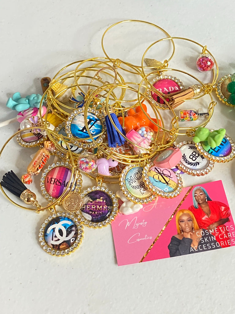 Designer Charm Bangles Wholesale – Eyes Of A Majesty Cosmetics