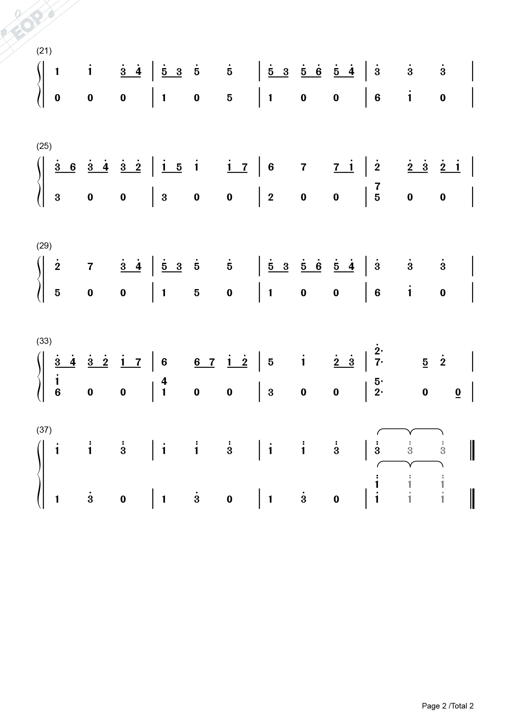 Always with me tongue drum sheet music tabs