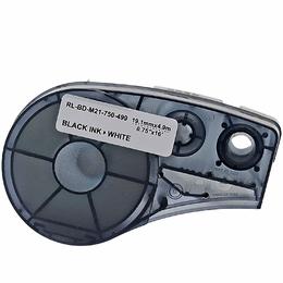 Brady M21-750-499 tape nylon zwart op wit 19,1 mm x 4,88 m (compatible) - Crazylabels.nl product image