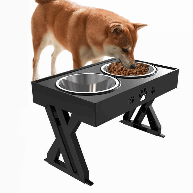 what is the correct height for elevated dog bowls