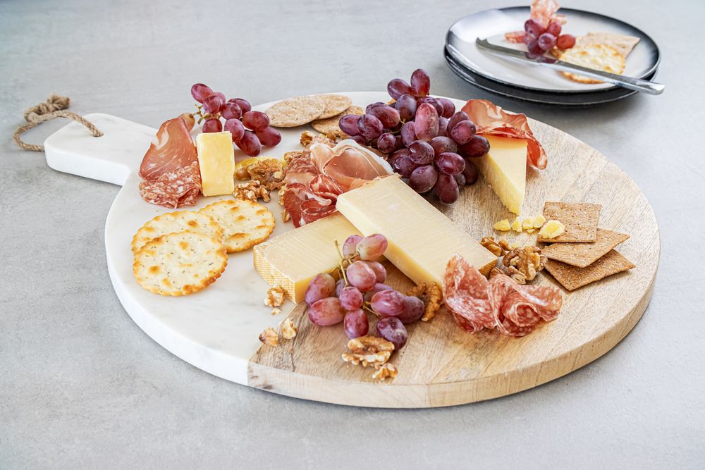 Cheeseboard with charcuterie