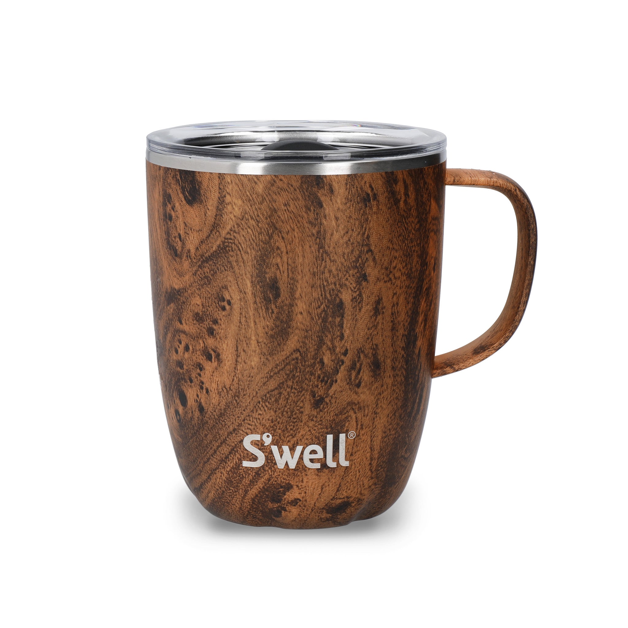 Image of S'well Teakwood Mug with Handle, 350ml