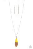 Going Overboard - Yellow Necklace Paparazzi