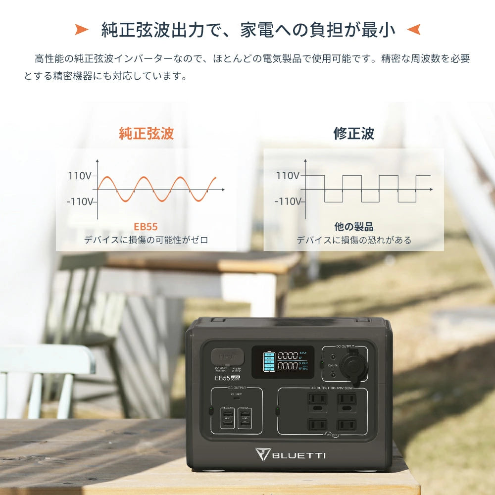 ポータブル電源 大容量 防災 キャンプ 車中泊